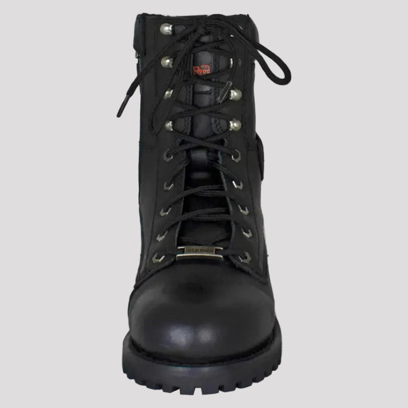 Open Road Men's 8" Quilted Motorcycle Boots-4