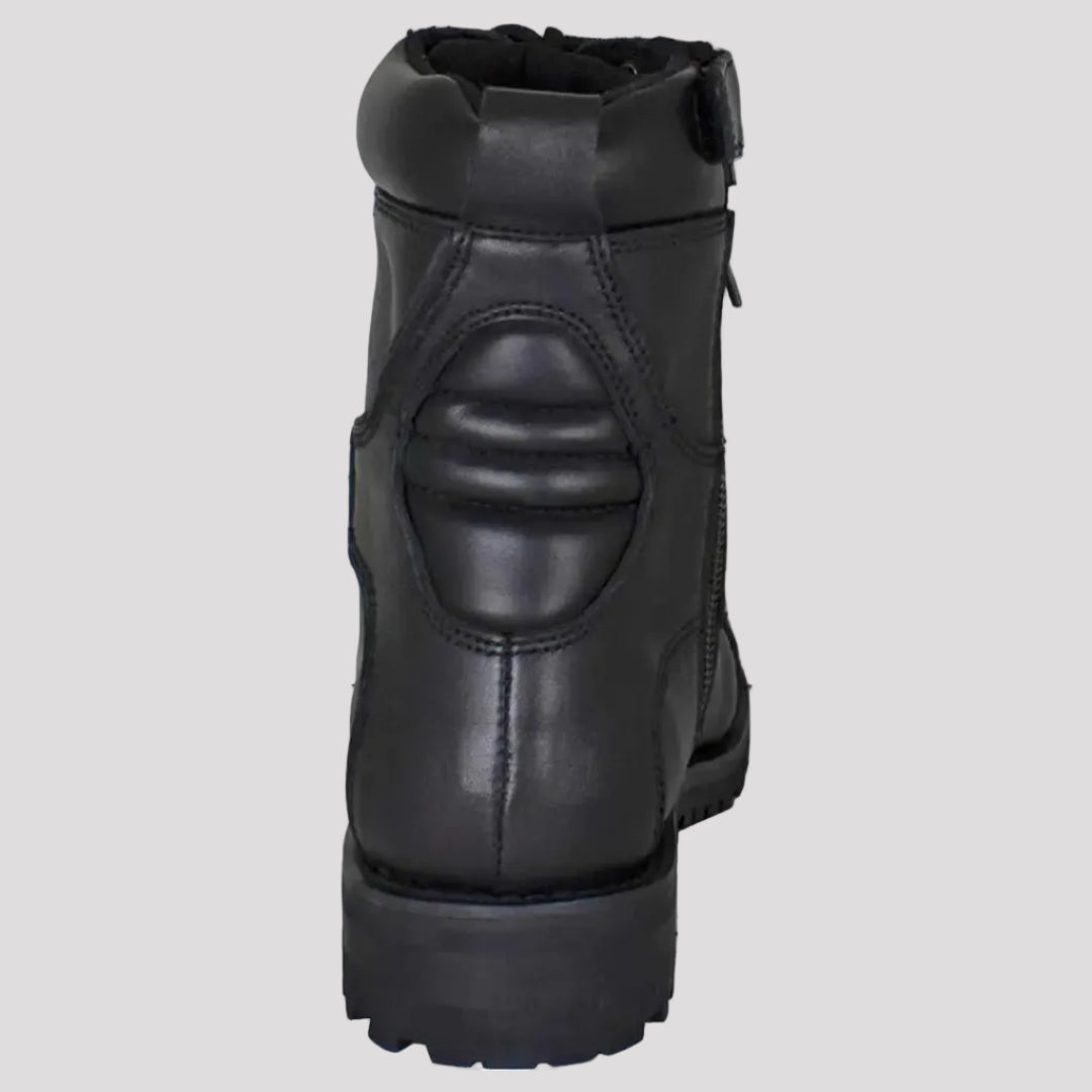 Open Road Men's 8" Quilted Motorcycle Boots-5