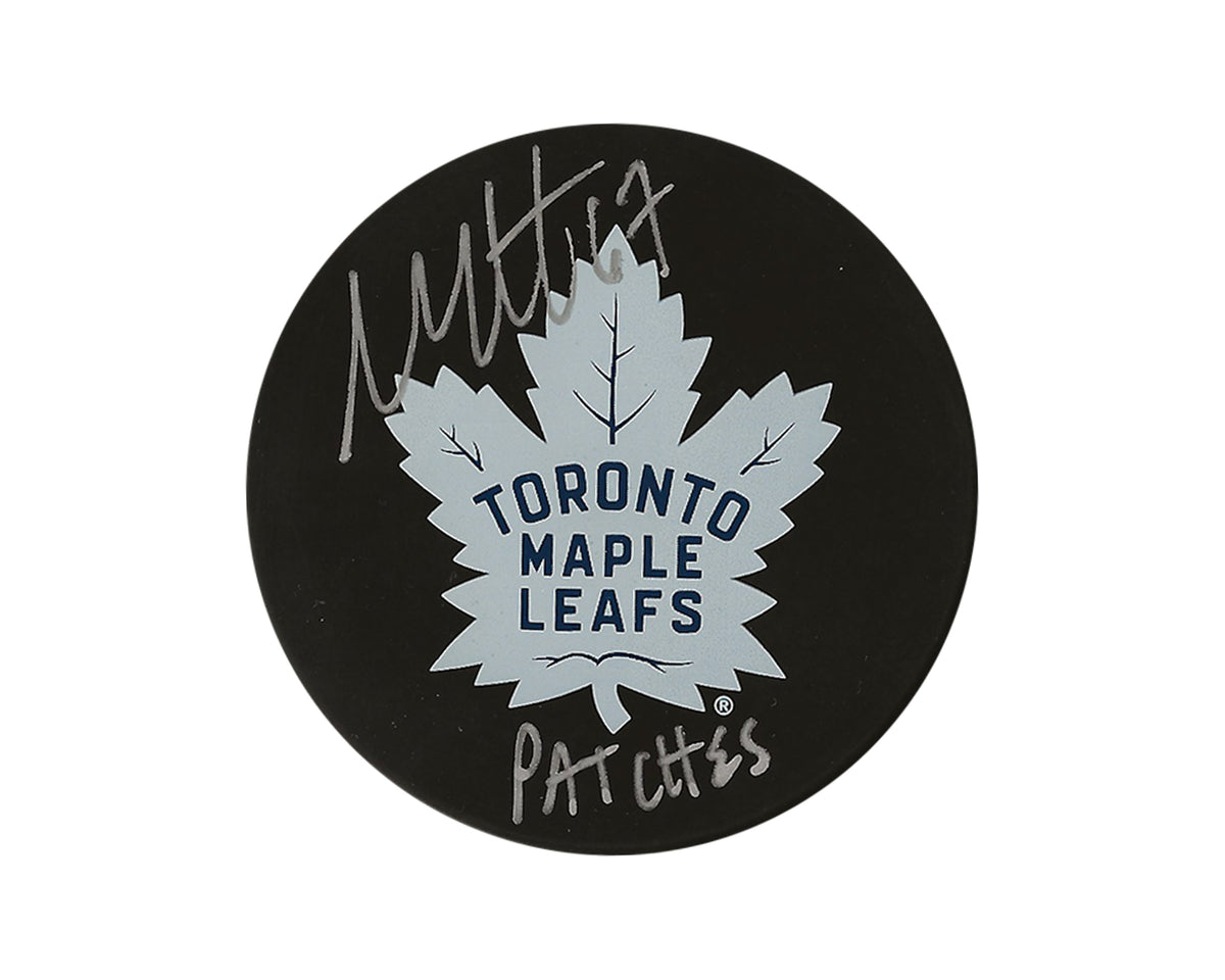 Max Pacioretty Autographed Toronto Maple Leafs Souvenir Puck Inscribed "Patches"-1