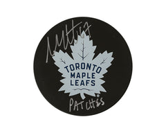 Max Pacioretty Autographed Toronto Maple Leafs Souvenir Puck Inscribed "Patches"-1