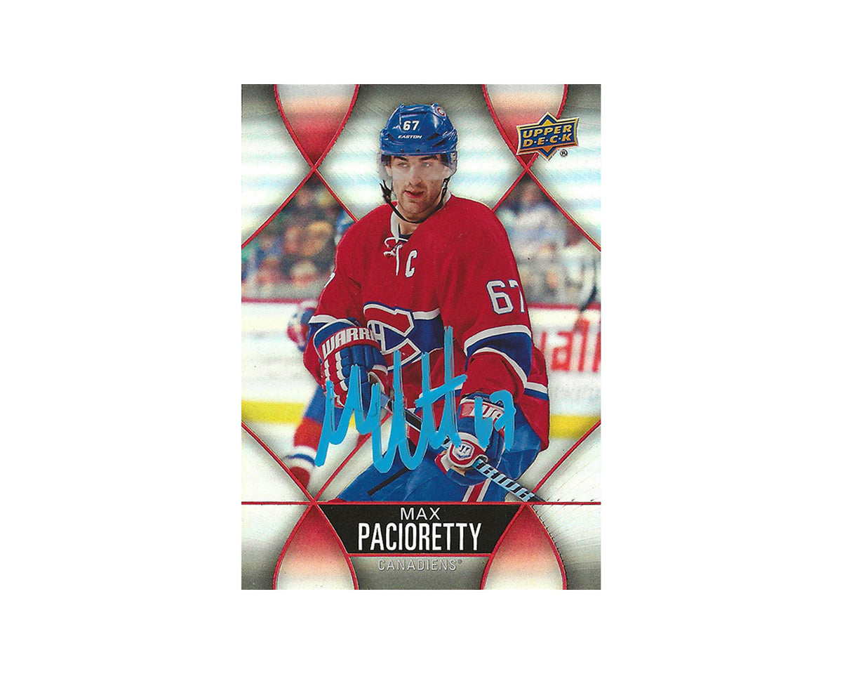 Max Pacioretty Autographed 2016-17 Upper Deck Tim Hortons #67 Hockey Card-1