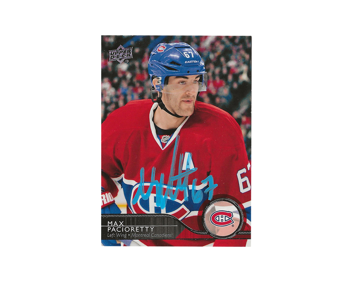 Max Pacioretty Autographed 2014-15 Upper Deck Series 1 #101 Hockey Card-1