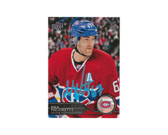 Max Pacioretty Autographed 2014-15 Upper Deck Series 1 #101 Hockey Card-1