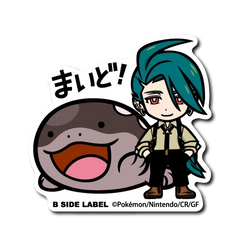 Pokémon - Rika & Clodsire Large Sticker (B-SIDE LABEL)-1