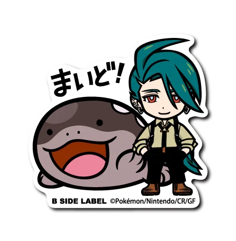 Pokémon - Rika & Clodsire Large Sticker (B-SIDE LABEL)-1