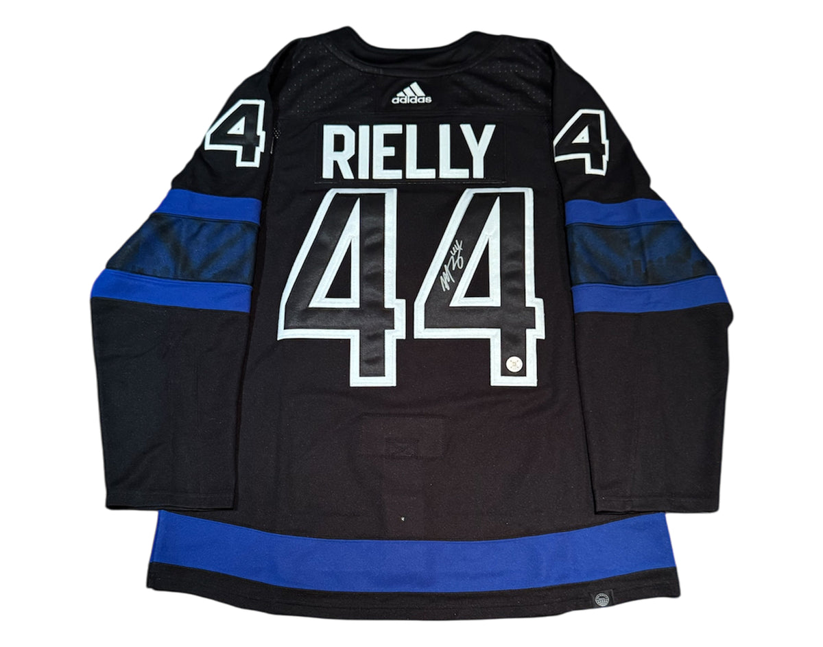 Morgan Rielly Autographed Toronto Maple Leafs Alternate Black Flipside Adidas Jersey-1