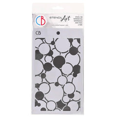 Texture Stencil 5"x8" Bubbles-1