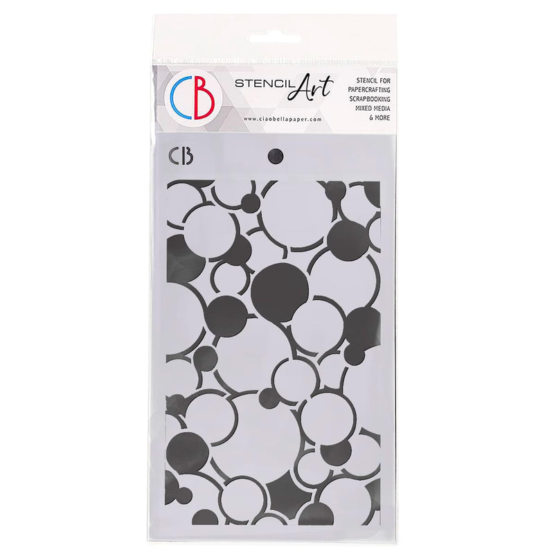 Texture Stencil 5"x8" Bubbles-1