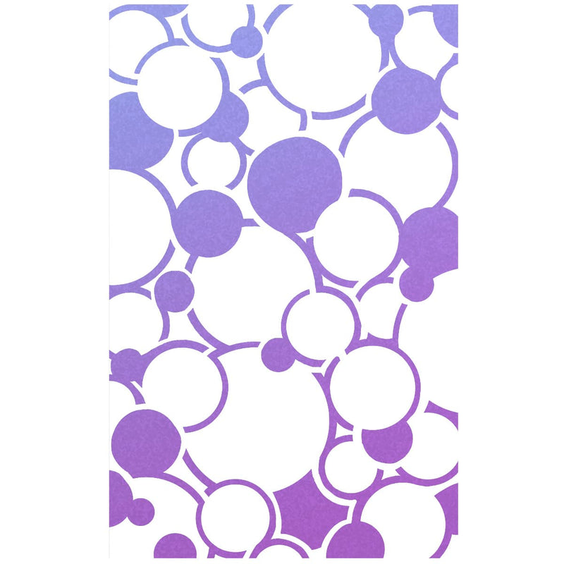 Texture Stencil 5"x8" Bubbles-3