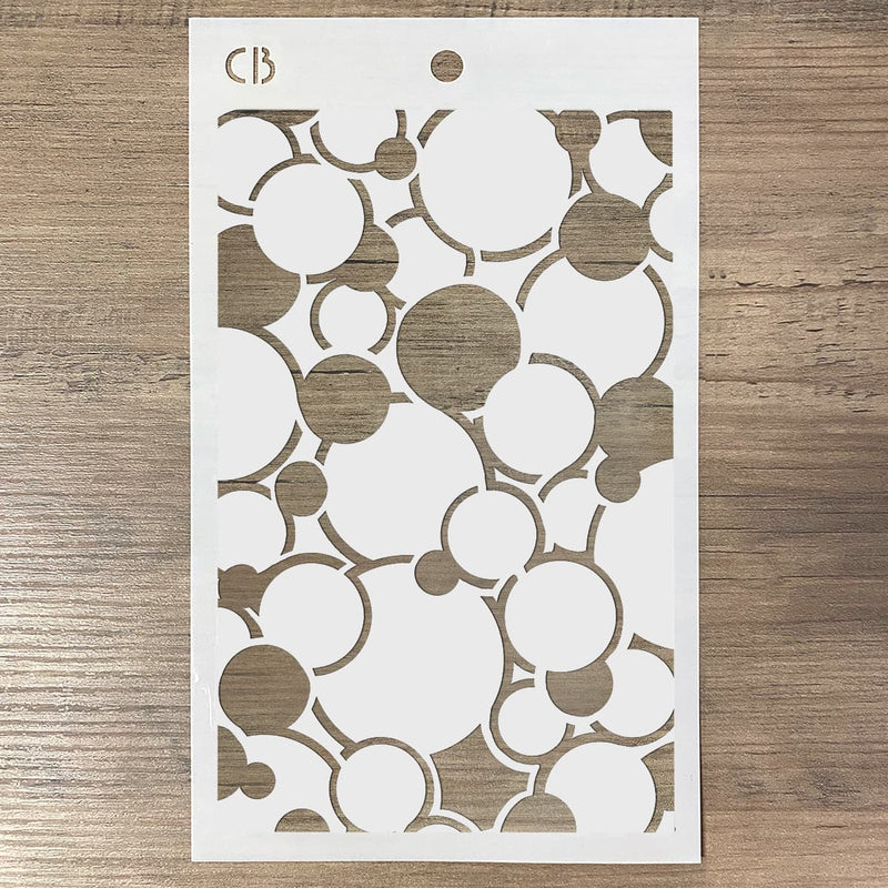 Texture Stencil 5"x8" Bubbles-2