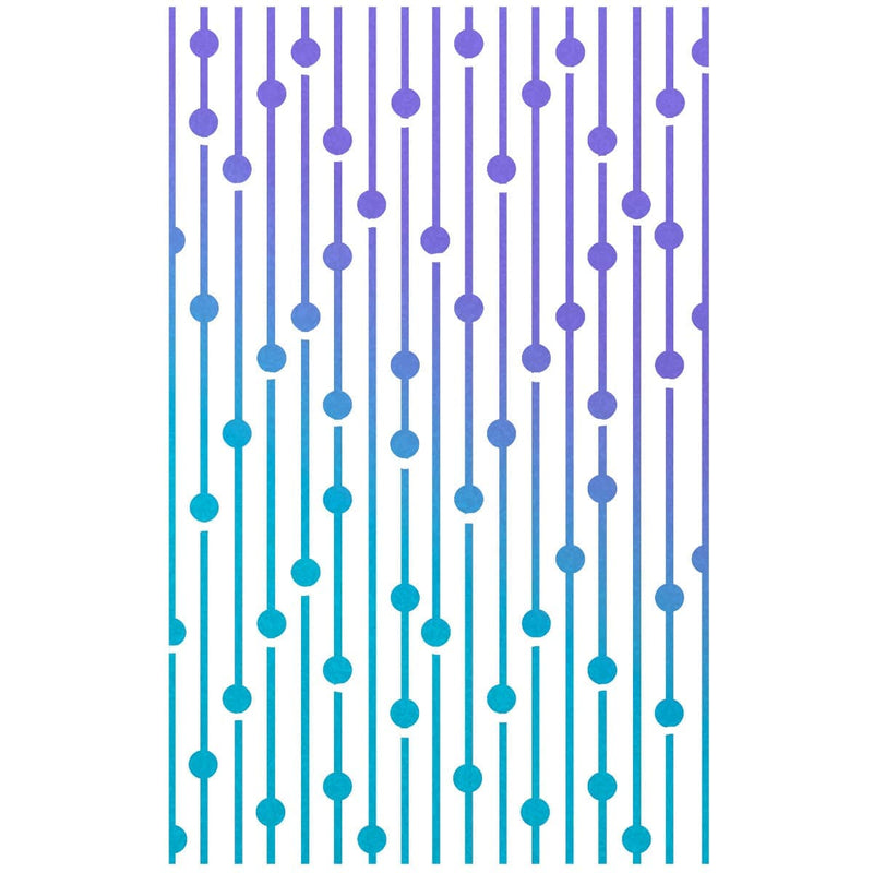 Texture Stencil 5"x8" Bead Curtain-3