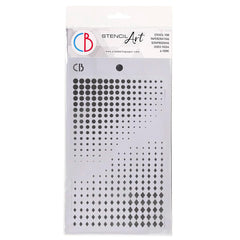 Texture Stencil 5"x8" Dots & Diamonds-1