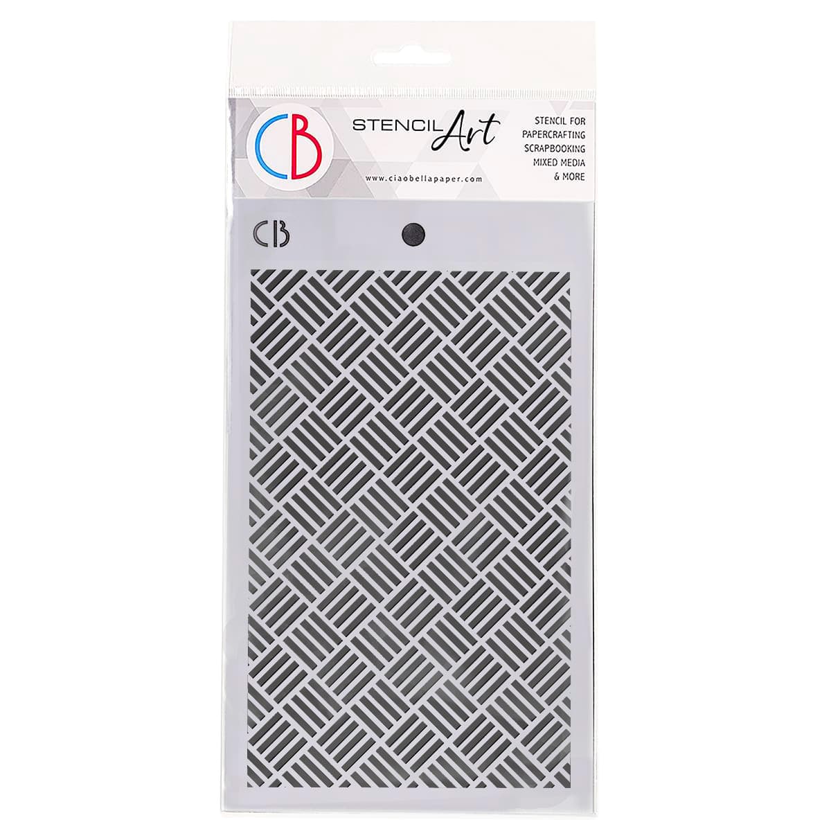 Ciao Bella Texture Stencil 5"x8" Rug-1