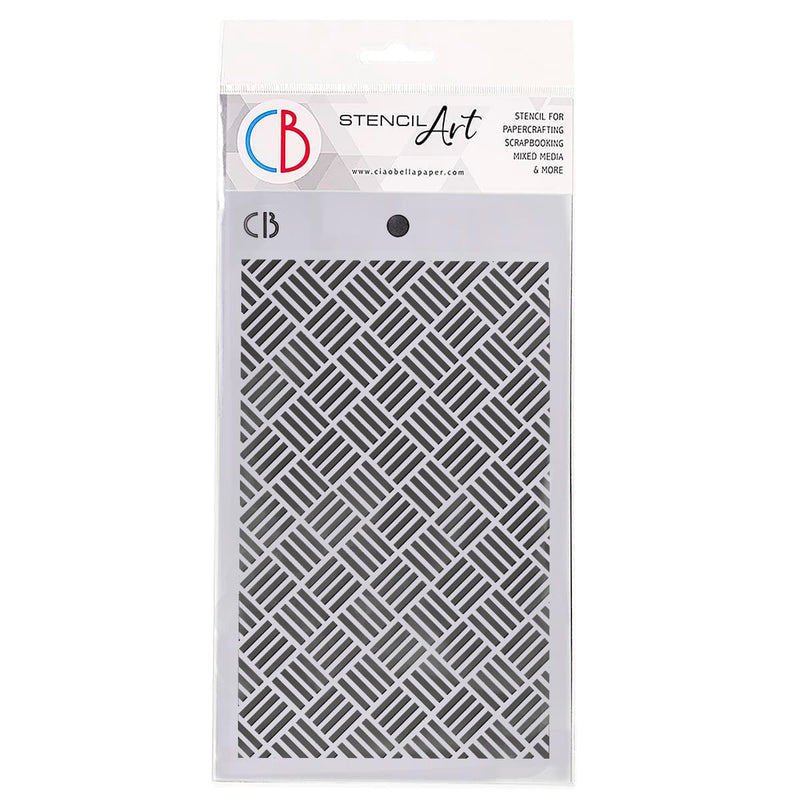 Ciao Bella Texture Stencil 5"x8" Rug-1