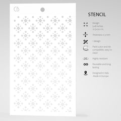 Texture Stencil 5"x8" Sangallo Lace-5