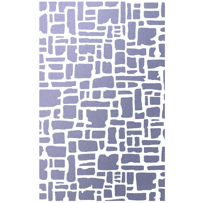 Texture Stencil 5"x8" Abstract Bricks-3