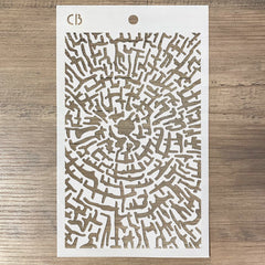 Texture Stencil 5"x8" Cross Section-2