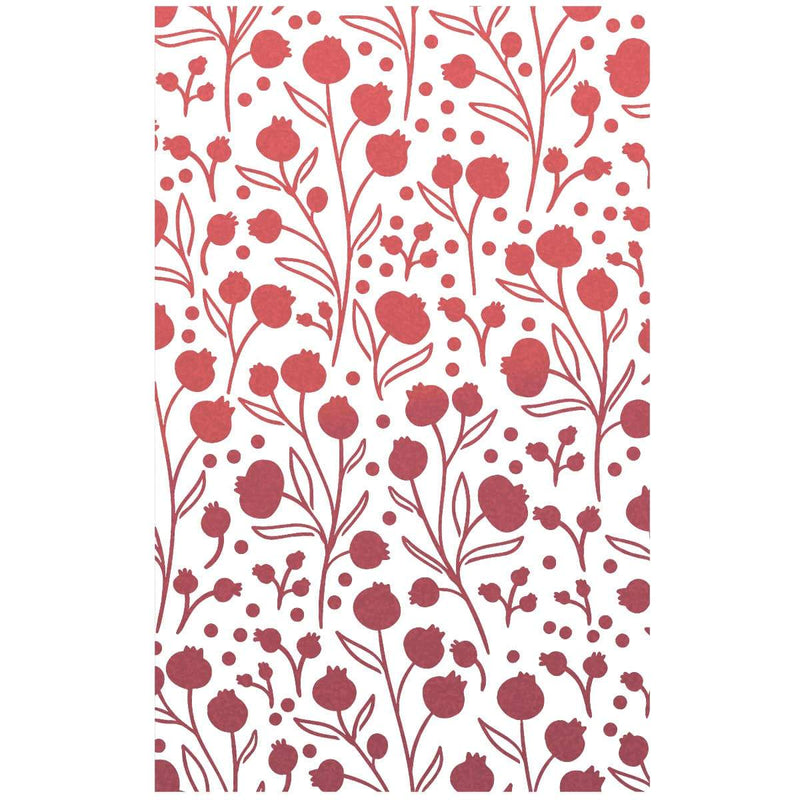 Ciao Bella Texture Stencil 5"x8" Winter Berries-3