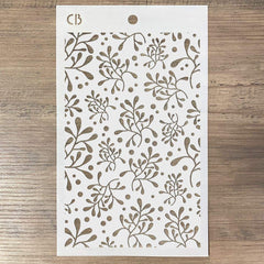 Ciao Bella Texture Stencil 5"x8" Mistletoe-2