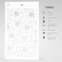 Ciao Bella Texture Stencil 5"x8" Corinth-5