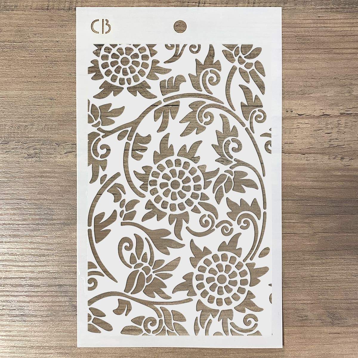 Ciao Bella Texture Stencil 5"x8" Palenque-2