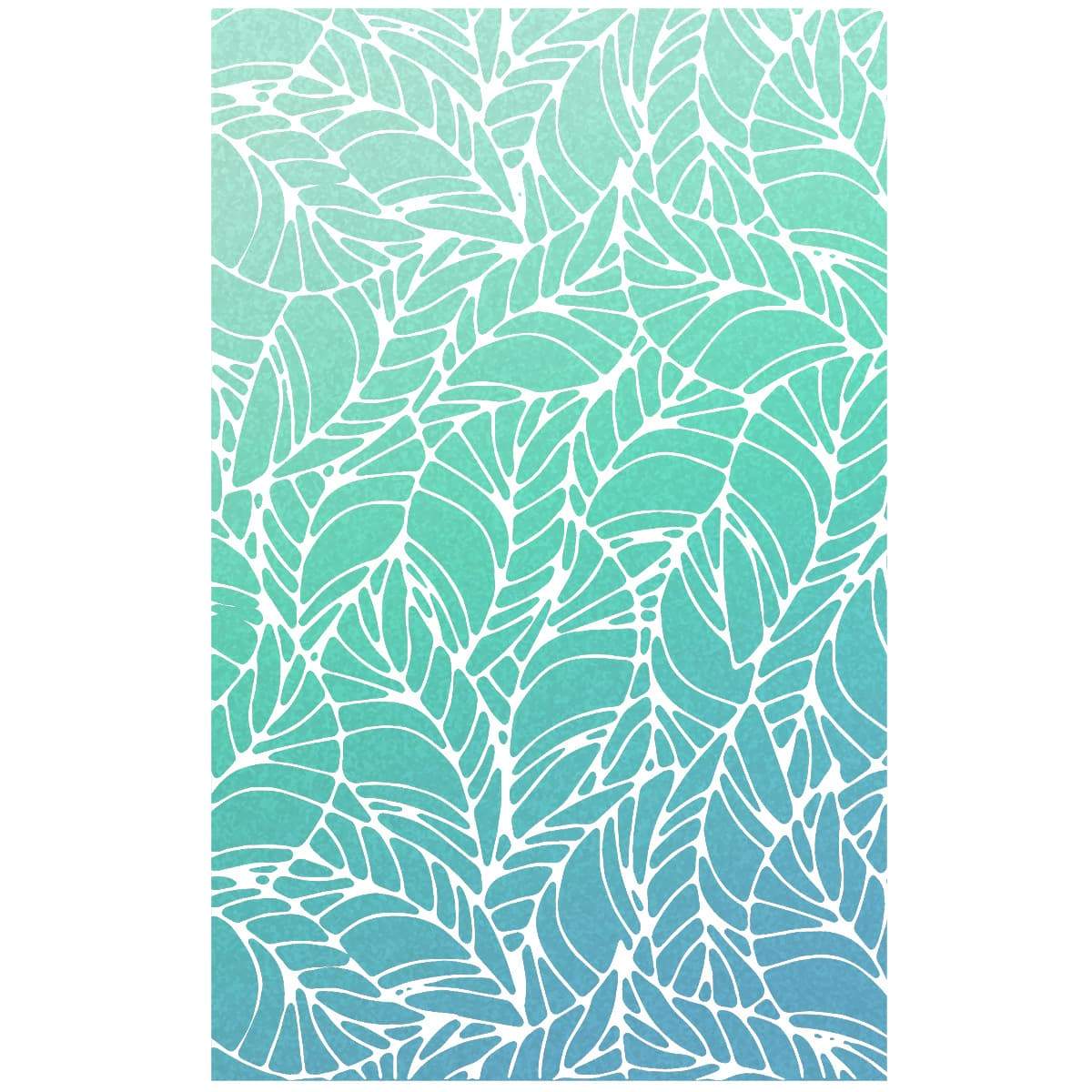 Ciao Bella Texture Stencil 5"x8" Wavy Leaves-3