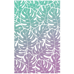 Ciao Bella Texture Stencil 5"x8" Tropical Leaves-3