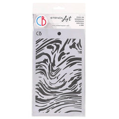Ciao Bella Texture Stencil 5"x8" Marble-1