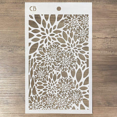 Ciao Bella Texture Stencil 5"x8" Poinsettia-2