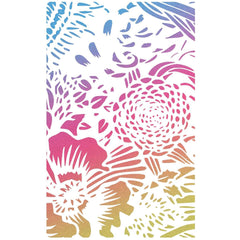 Ciao Bella Texture Stencil 5"x8" Tulum-3