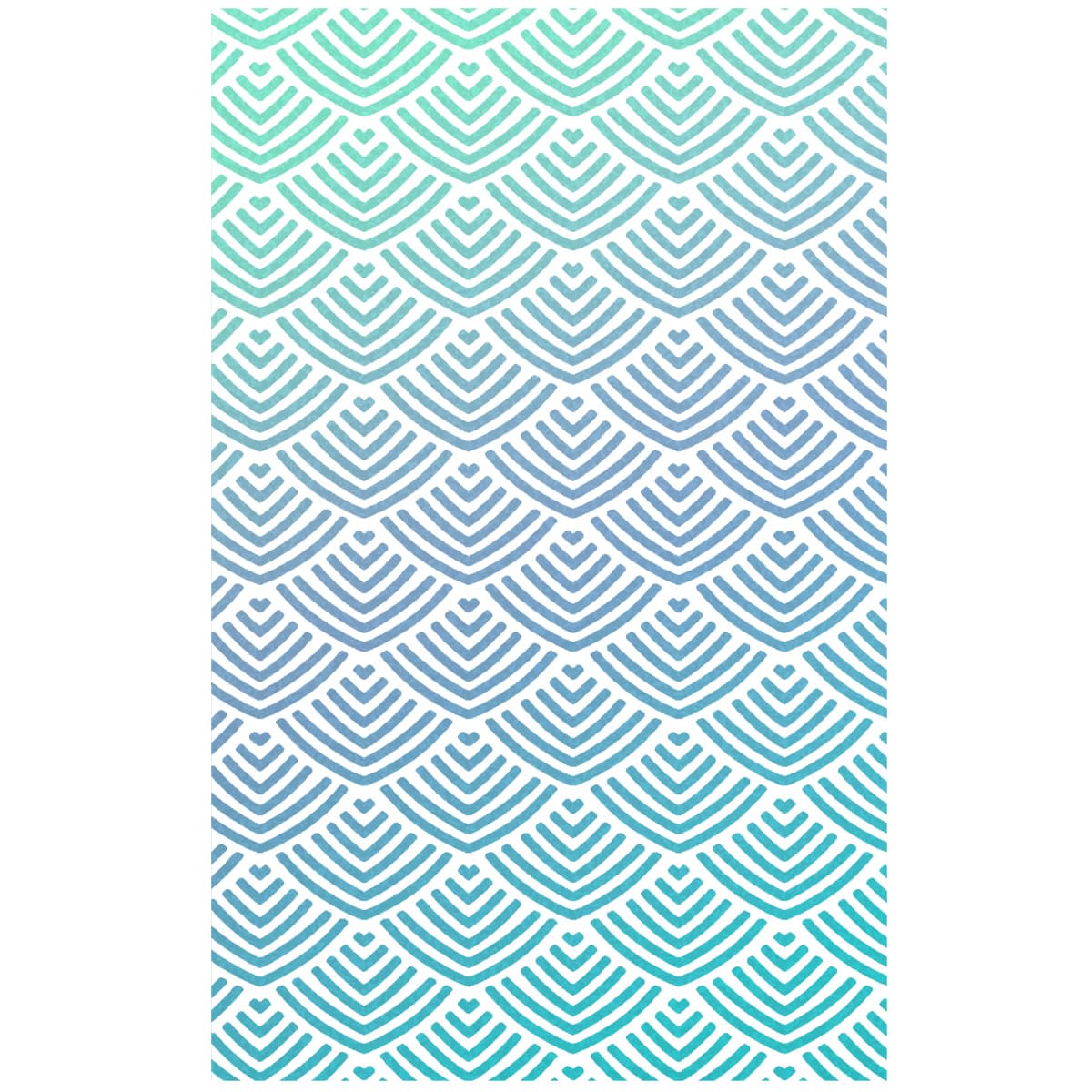 Ciao Bella Texture Stencil 5x8 Mermaid-2