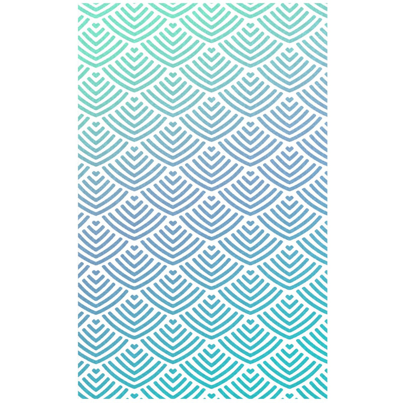 Ciao Bella Texture Stencil 5x8 Mermaid-2