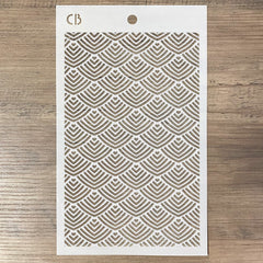 Ciao Bella Texture Stencil 5x8 Mermaid-3