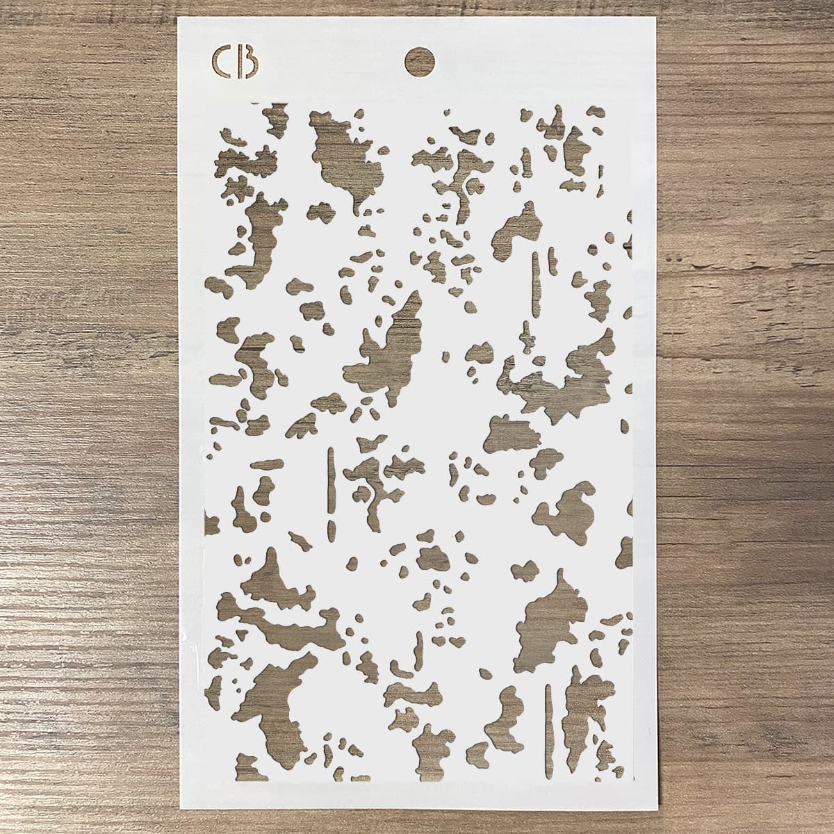 Ciao Bella Texture Stencil 5x8 Scraped Off-3