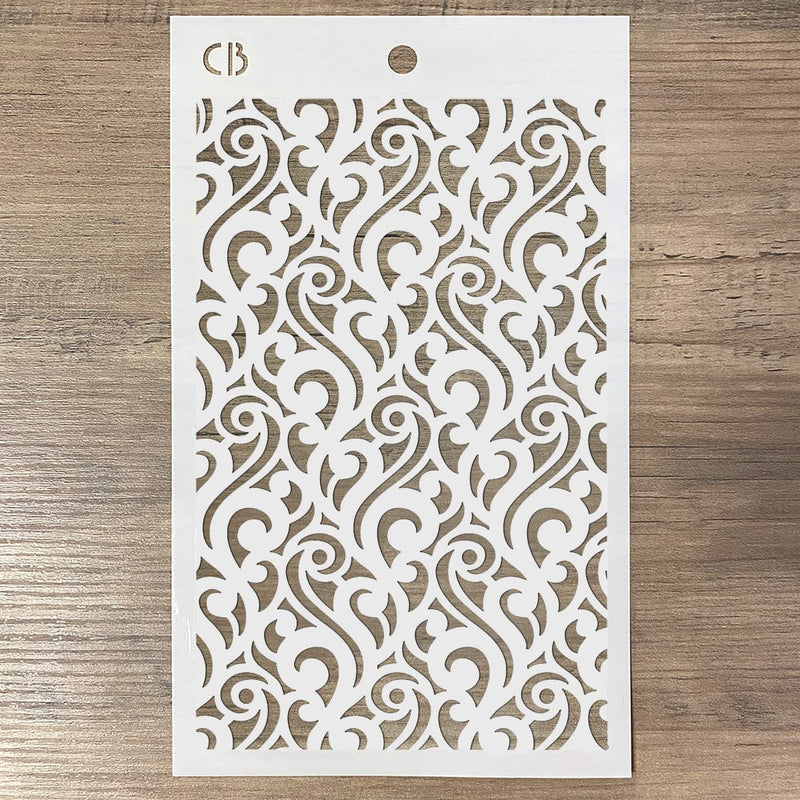 Ciao Bella Texture Stencil 5x8 Delicate-3