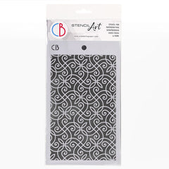 Ciao Bella Texture Stencil 5x8 Harmony-1