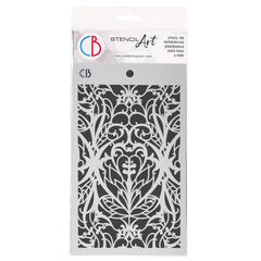 Ciao Bella Texture Stencil 5"x8" Secret Garden-1