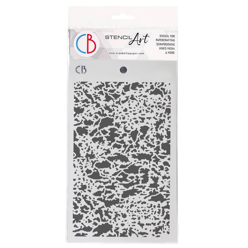 Texture Stencil 5x8" Oxidized Surface-1