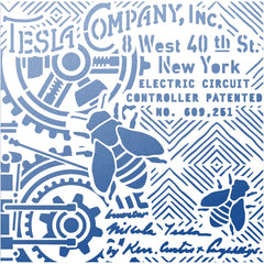 Ciao Bella Texture Stencil 8x8 Tesla Company Inc.-2