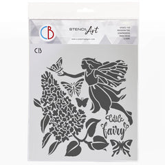 Ciao Bella Texture Stencil 8"x8" Fairy Spring-1