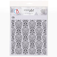 Ciao Bella Texture Stencil 8"x8" Imperial Decor-1
