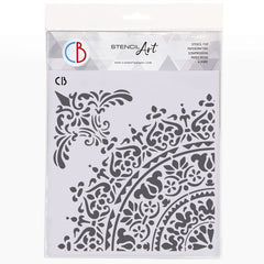 Ciao Bella Texture Stencil 8"x8" Damask Details-1