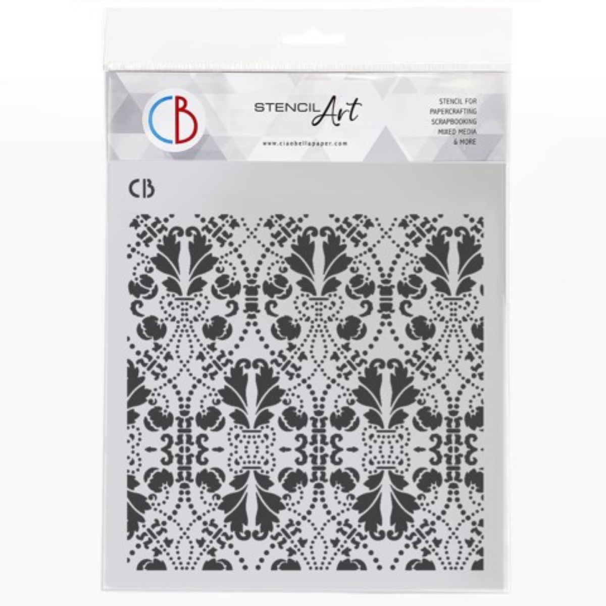Texture Stencil 8"x8" Elegant Threadworks-1