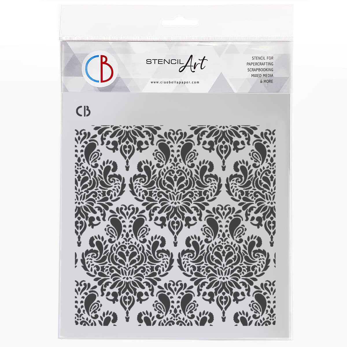 Texture Stencil 8"x8" French Elegance-1