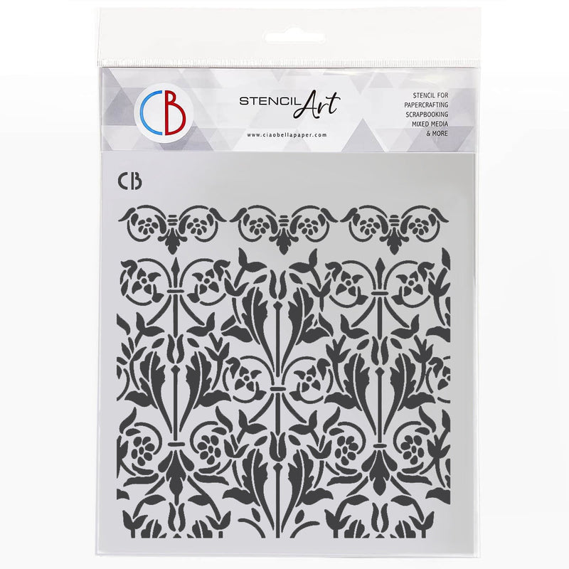 Texture Stencil 8"x8" Tapestry Treasures-1