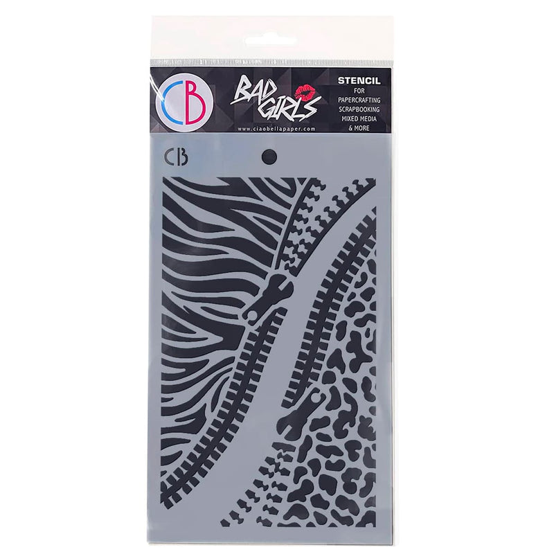 Texture Stencil 5"x8" Double Zip-1