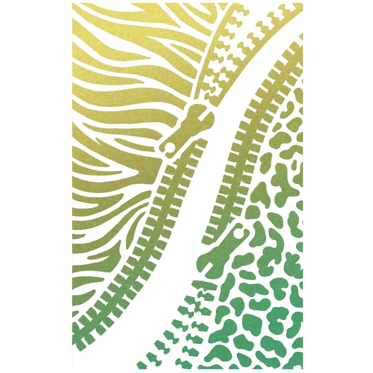 Texture Stencil 5"x8" Double Zip-2