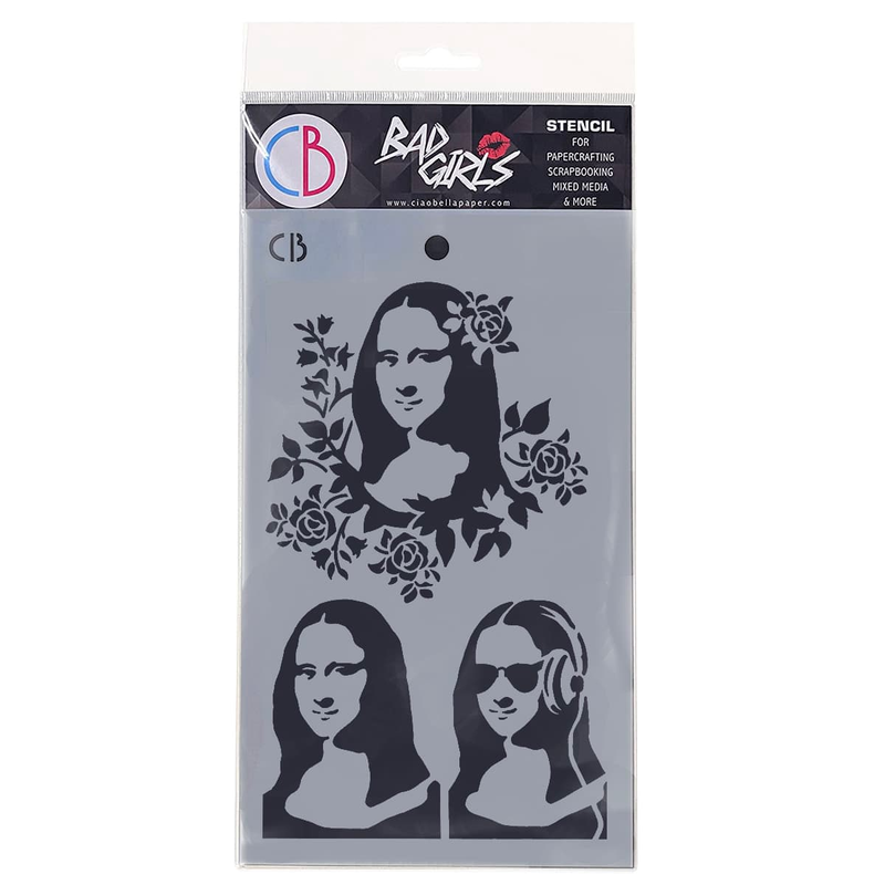 Texture Stencil 5"x8" Monnalisa-1