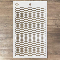 Texture Stencil 5"x8" Metal Net-3