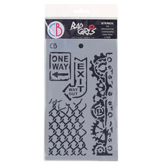 Texture Stencil 5"x8" One Way-1
